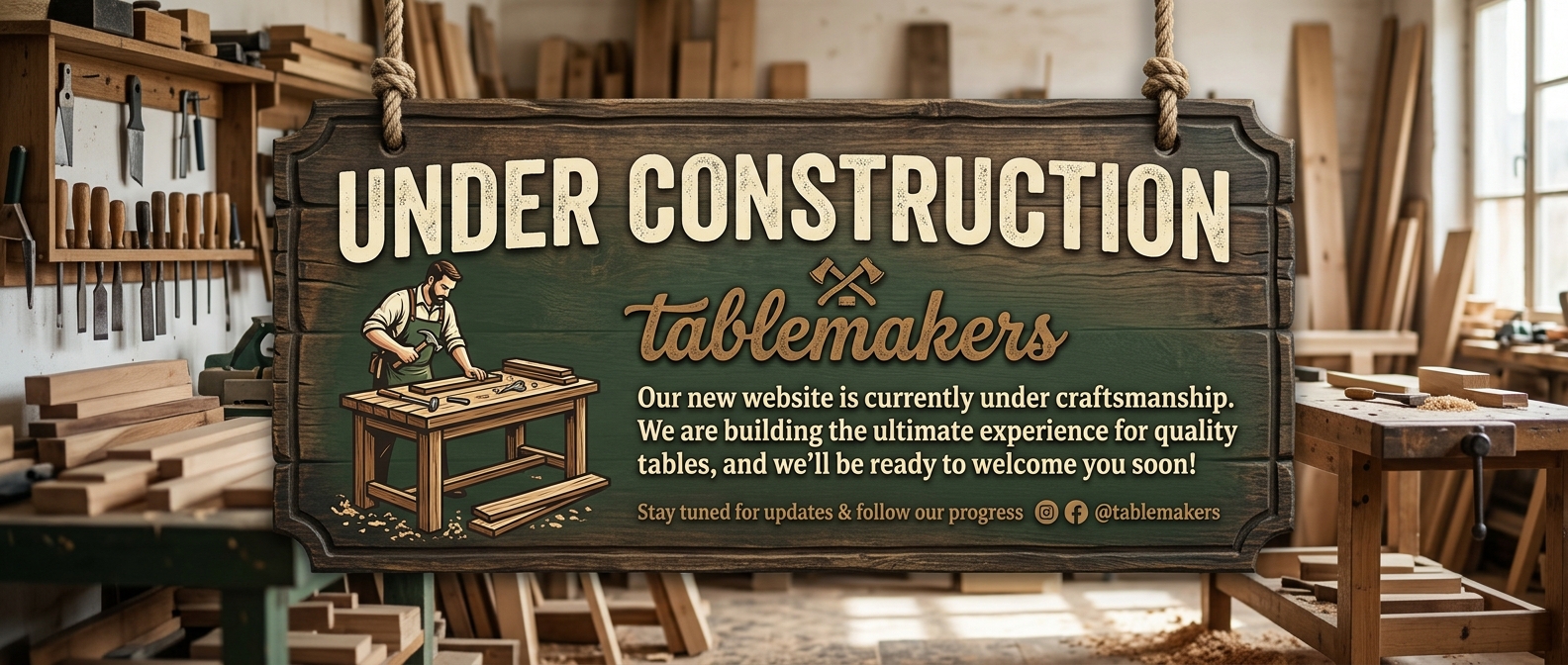 Tablemakers - Under Construction Banner